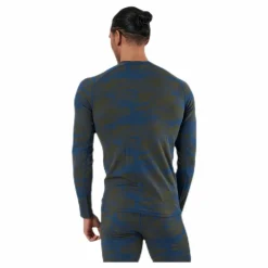 Bula Camo Merino Wool Crew Blue/Green Blå och Grön Discount