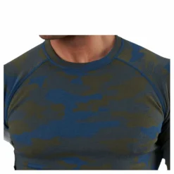 Bula Camo Merino Wool Crew Blue/Green Blå och Grön Discount
