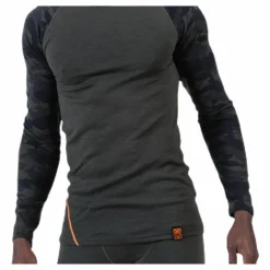 Camo Merino Wool Crew Green*Bula Best