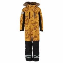 Camo Overall 15 000 mm Patterned/Yellow*Lindberg Best