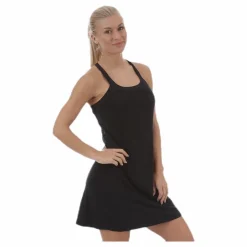 Prana Cantine Dress Black Svart Best