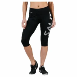 Capri Logo Tights W Black*Salming Discount