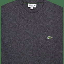 Carded Wool Crew Neck Sweater Heathered*Lacoste Best