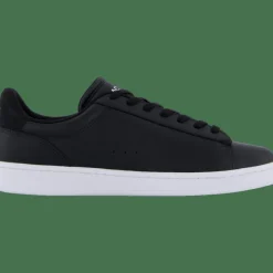 Lacoste Carnaby Set Leather BLK/WHT Blue Discount