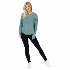 Caviar Long Sleeve Pullover Knit Chinois Green*Only Online