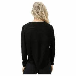 Caviar L/S Pullover Knt Black*Only Outlet