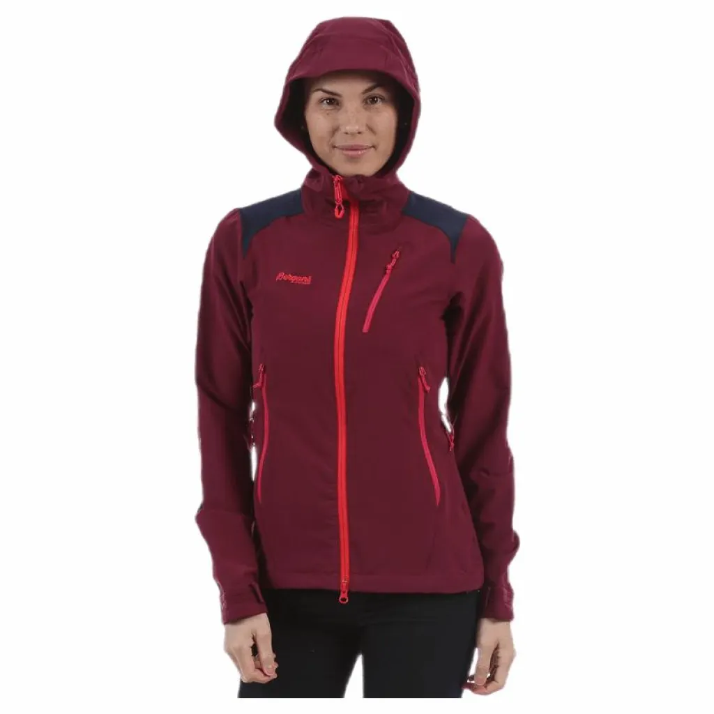 Bergans of Norway Cecilie Mountaineering Jacket Grey/Red Grå och Röd Discount