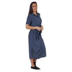 Cecilie Ss Long Dress Blue*Pieces Discount