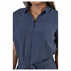 Cecilie Ss Long Dress Blue*Pieces Discount