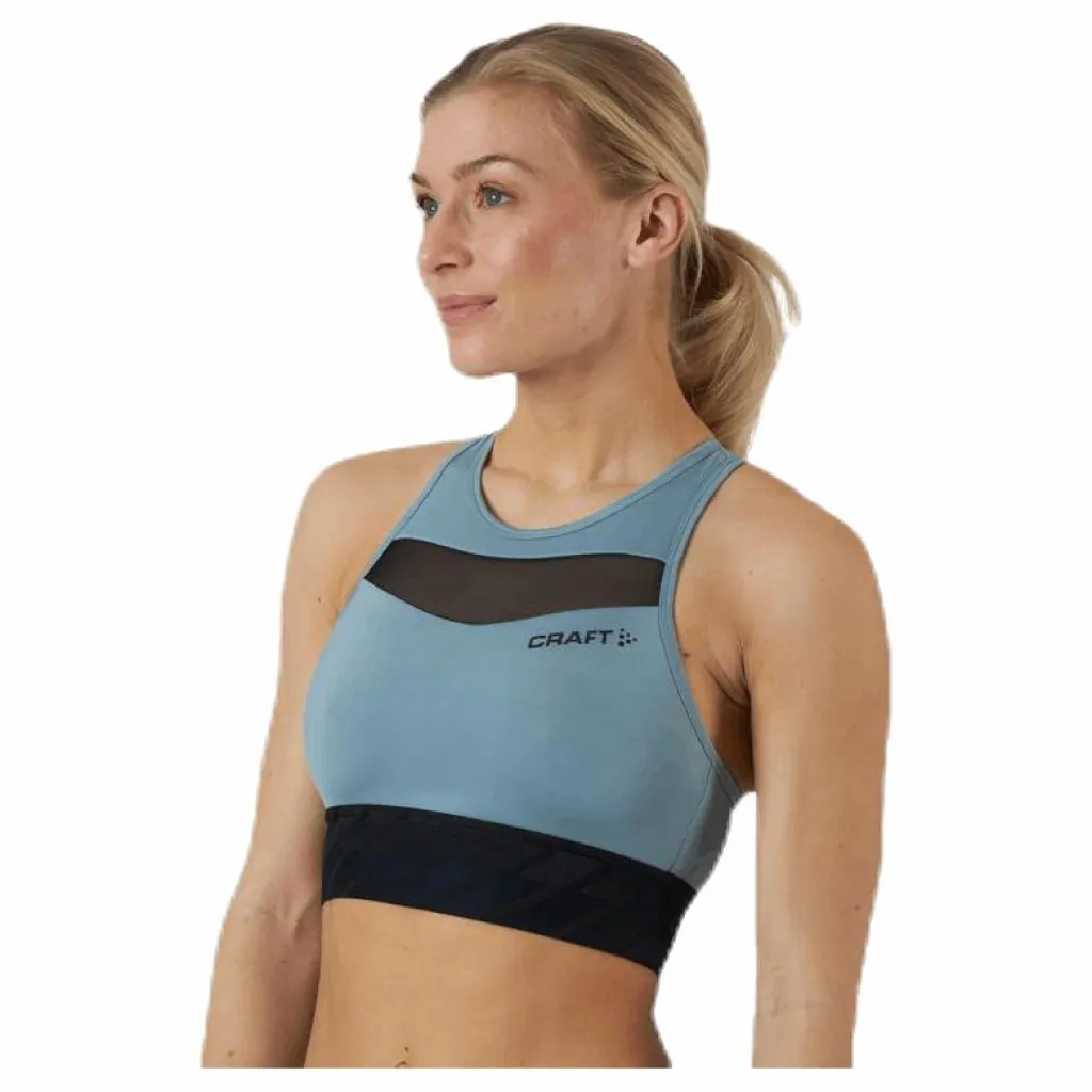 Charge Cropped Mesh Singlet Grey*Craft Discount