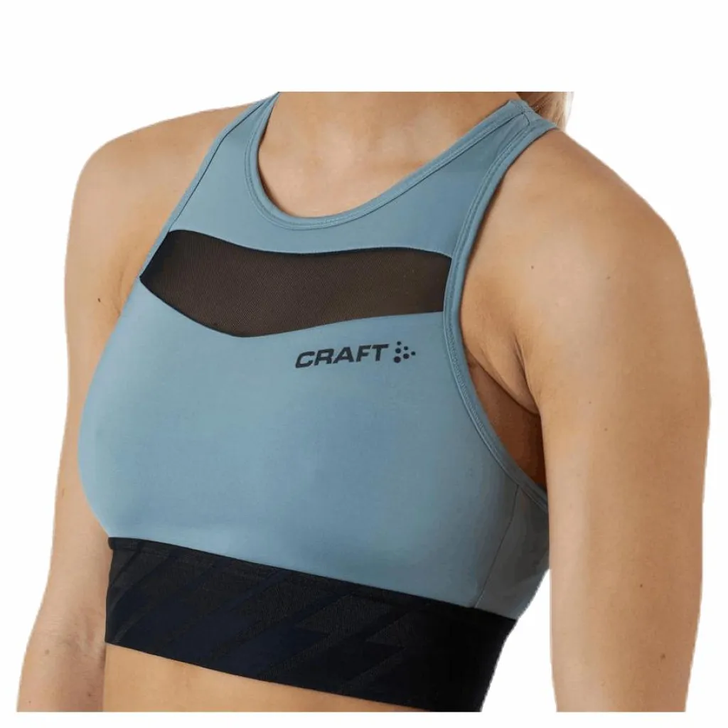 Charge Cropped Mesh Singlet Grey*Craft Discount