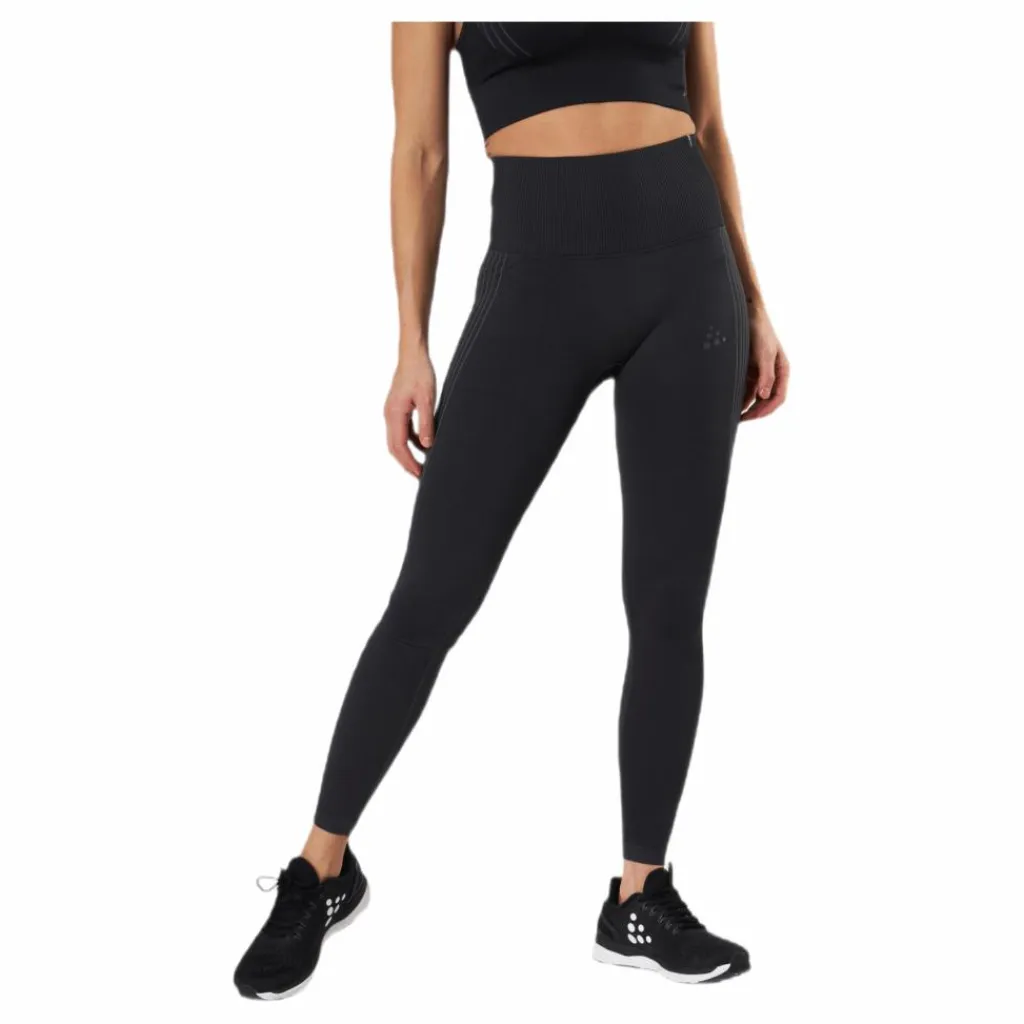 Craft Charge Fuseknit Tights White/Black Vit och Svart Hot
