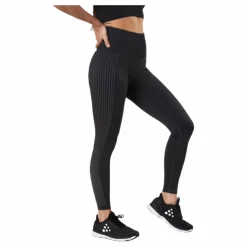 Craft Charge Fuseknit Tights White/Black Vit och Svart Hot