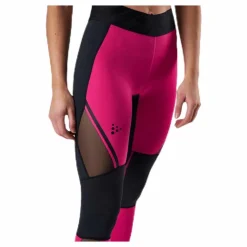 Charge Mesh Tights Pink/Black*Craft Online