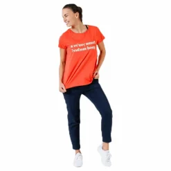 Boob Chari Mother Tee Red Röd Online