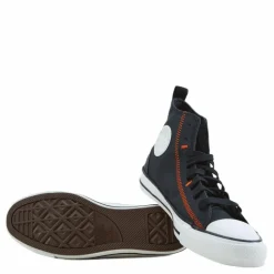 Converse Chuck Taylor All Star Black/storm Wind/bold Mandarin Svart Hot