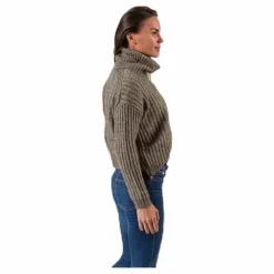 Only Chunky L/S Rollneck Pullover Beige Clearance