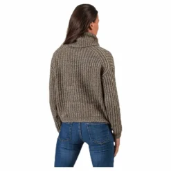 Only Chunky L/S Rollneck Pullover Beige Clearance