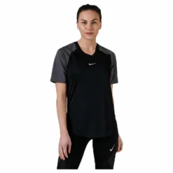 Nike City Sleek Top SS Cool Black/Grey Svart