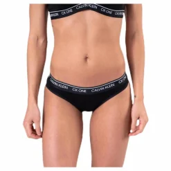 Calvin Klein Ck One Cotton Bikini Brief Black Svart Hot