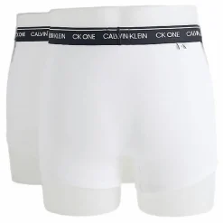 Calvin Klein Ck One Cotton Trunk 2-Pack White/Black Vit och Svart Sale