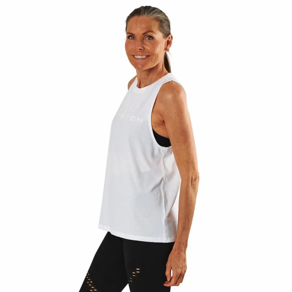 Röhnisch Clara Loose Singlet White Vit New