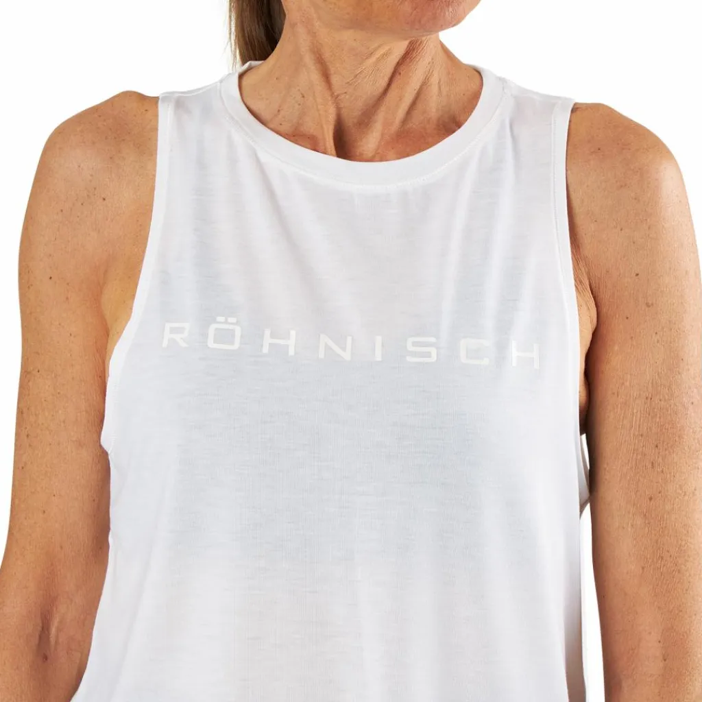 Röhnisch Clara Loose Singlet White Vit New