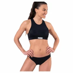 Classic Bikini Bottom Black*Puma Hot