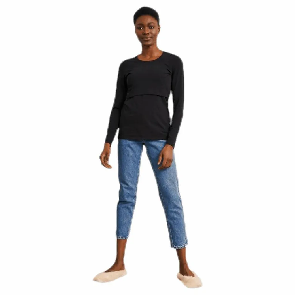 Classic LS Top Black*Boob Clearance