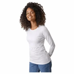 Classic LS Top White*Boob Clearance