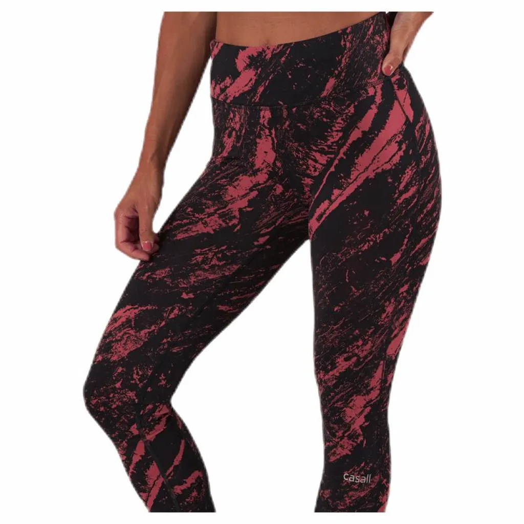 Casall Classic Printed 7/8 Tights Pink Rosa Sale