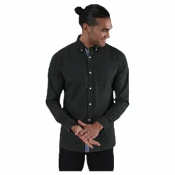 Jack & Jones Classic Soft Oxford Shirt L/S Black Svart Outlet