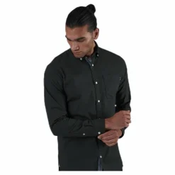 Jack & Jones Classic Soft Oxford Shirt L/S Black Svart Outlet