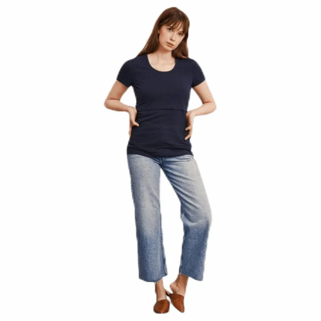 Boob Classic SS Top Blue Blå Discount