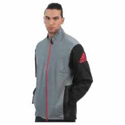 adidas Climaproof Heathered Jacket Black/Grey Grå Sale