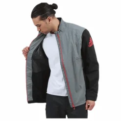 adidas Climaproof Heathered Jacket Black/Grey Grå Sale