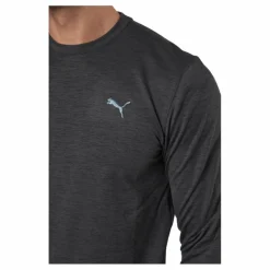 Puma Golf Cloudspun Crewneck Puma Black Heather Grå Discount