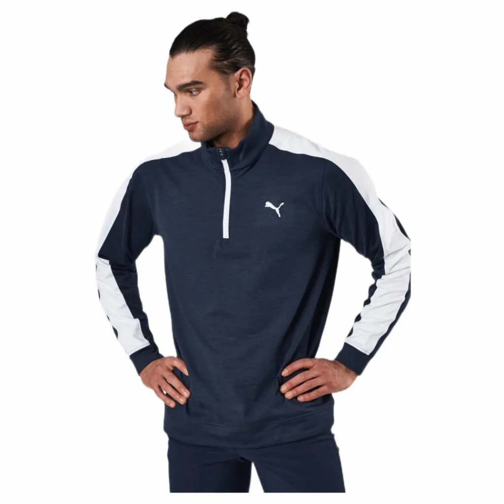 Cloudspun T7 1/4 Zip Blue*Puma Golf Clearance