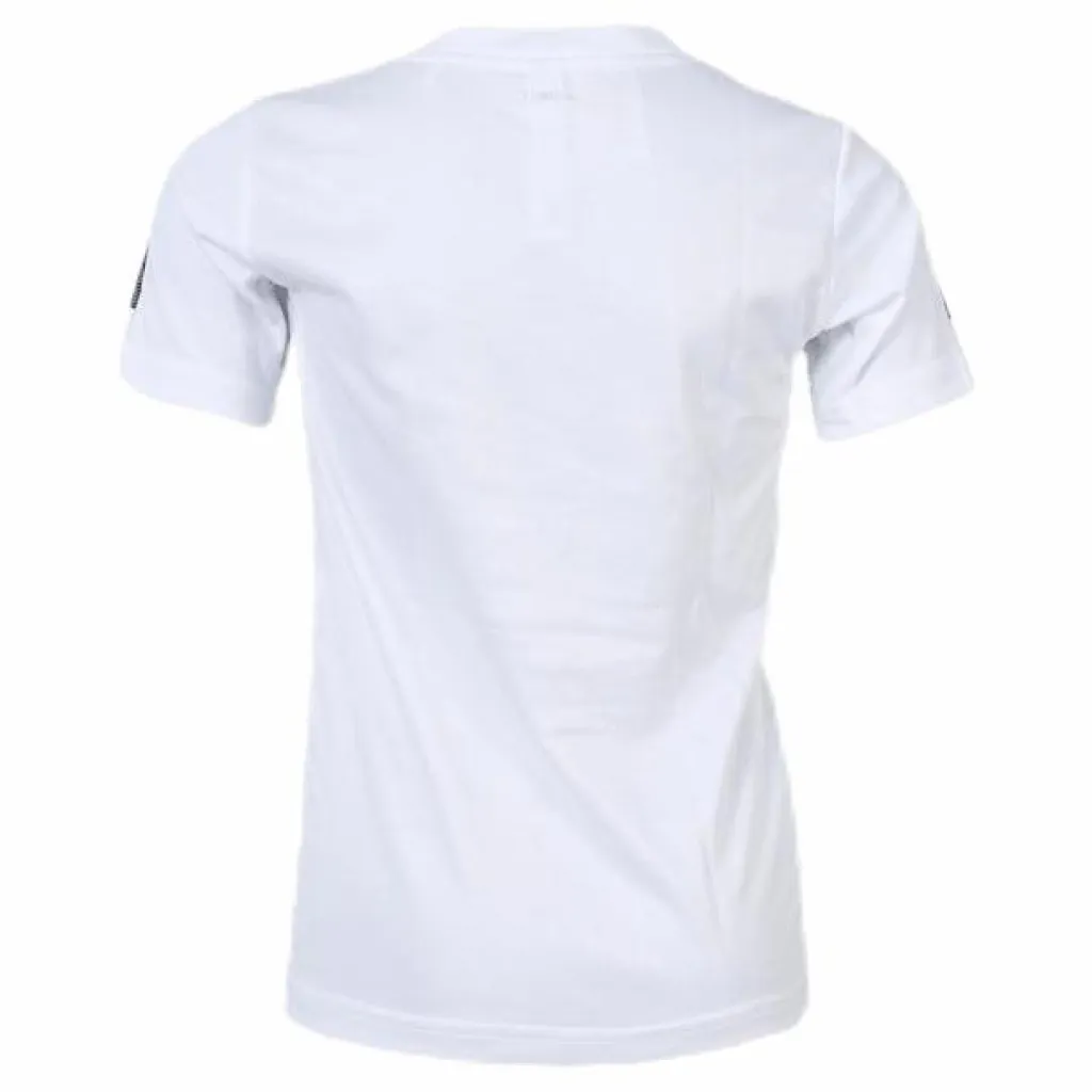 adidas Tennis Club 3 Stripes Tee Youth White Vit Hot