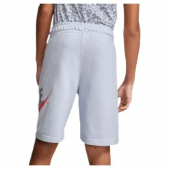 Nike Club Fleece Shorts Junior Grey Blå Discount