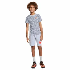 Nike Club Fleece Shorts Junior Grey Blå Discount