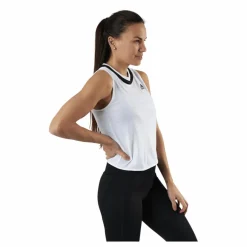 adidas Tennis Club Knotted Tank White/Black Vit och Svart Online