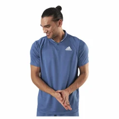 adidas Tennis Club Rib Polo Blue Blå Clearance