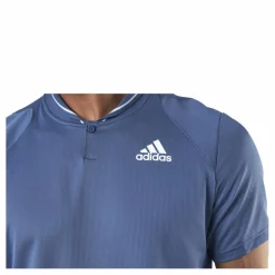 adidas Tennis Club Rib Polo Blue Blå Clearance