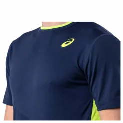 Club SS Tee Blue/Yellow*ASICS Hot