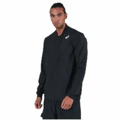 ASICS Club Woven Jacket Black Svart Hot