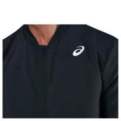 ASICS Club Woven Jacket Black Svart Hot