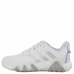 adidas Codechaos 22 Spikeless Golf Shoes Cloud White / Silver Metallic / Grey Two Vit Clearance