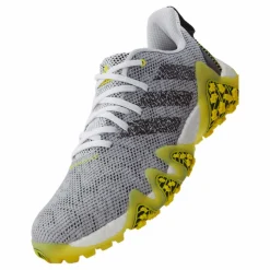 adidas Codechaos 22 Spikeless Golf Shoes Cloud White / Core Black / Beam Yellow Svart och Vit Discount