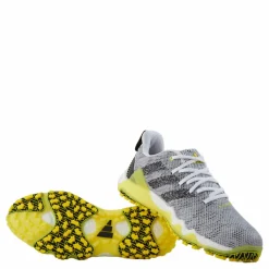 adidas Codechaos 22 Spikeless Golf Shoes Cloud White / Core Black / Beam Yellow Svart och Vit Discount